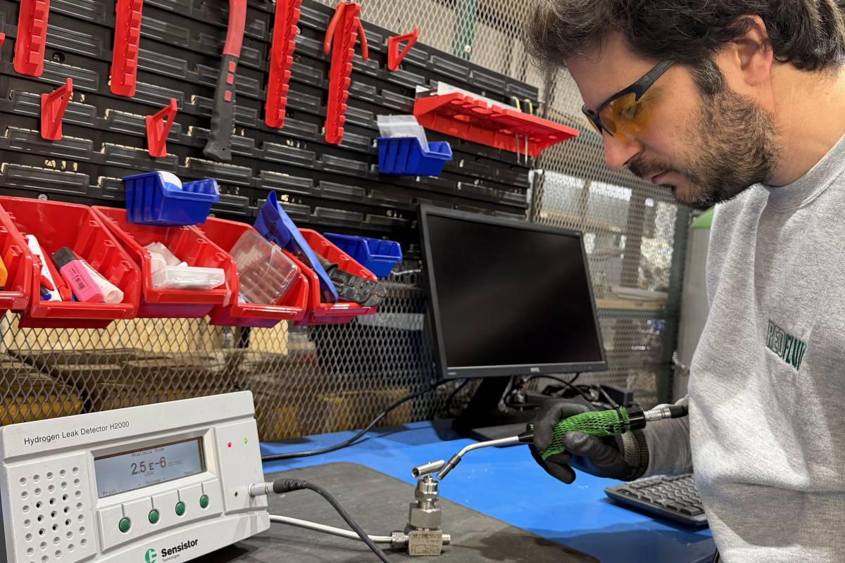 Vàlvules per a hidrogen gas amb hermeticitat extrema fetes a Terrassa