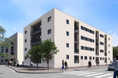 Comencen les obres de 36 pisos de lloguer de protecció oficial al Mas Duran - 