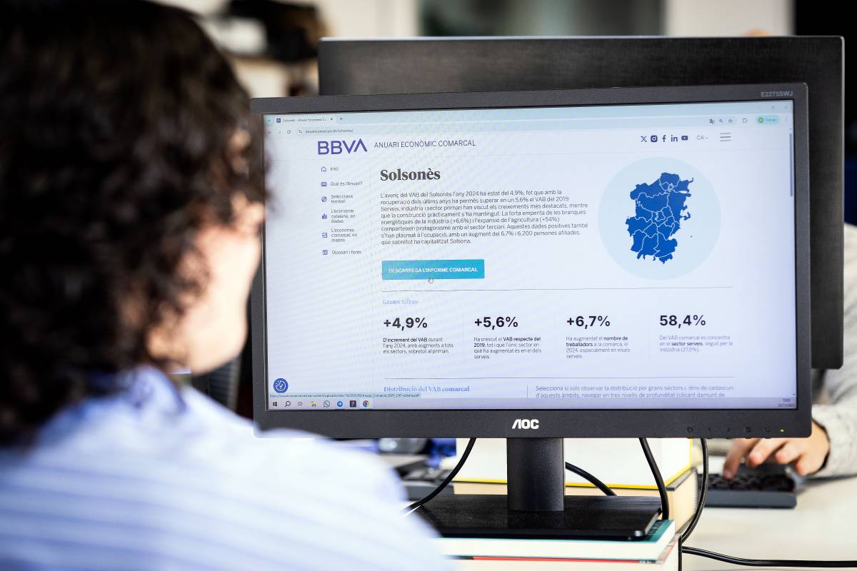 El sector primari lidera el creixement econòmic del Solsonès el 2024, segons l’Anuari de BBVA