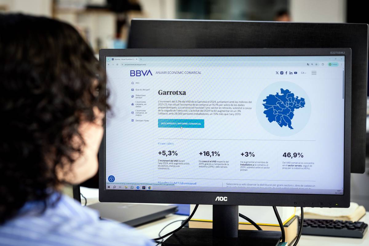 Indústria i serveis impulsen el creixement de la Garrotxa el 2024, segons l’Anuari de BBVA
