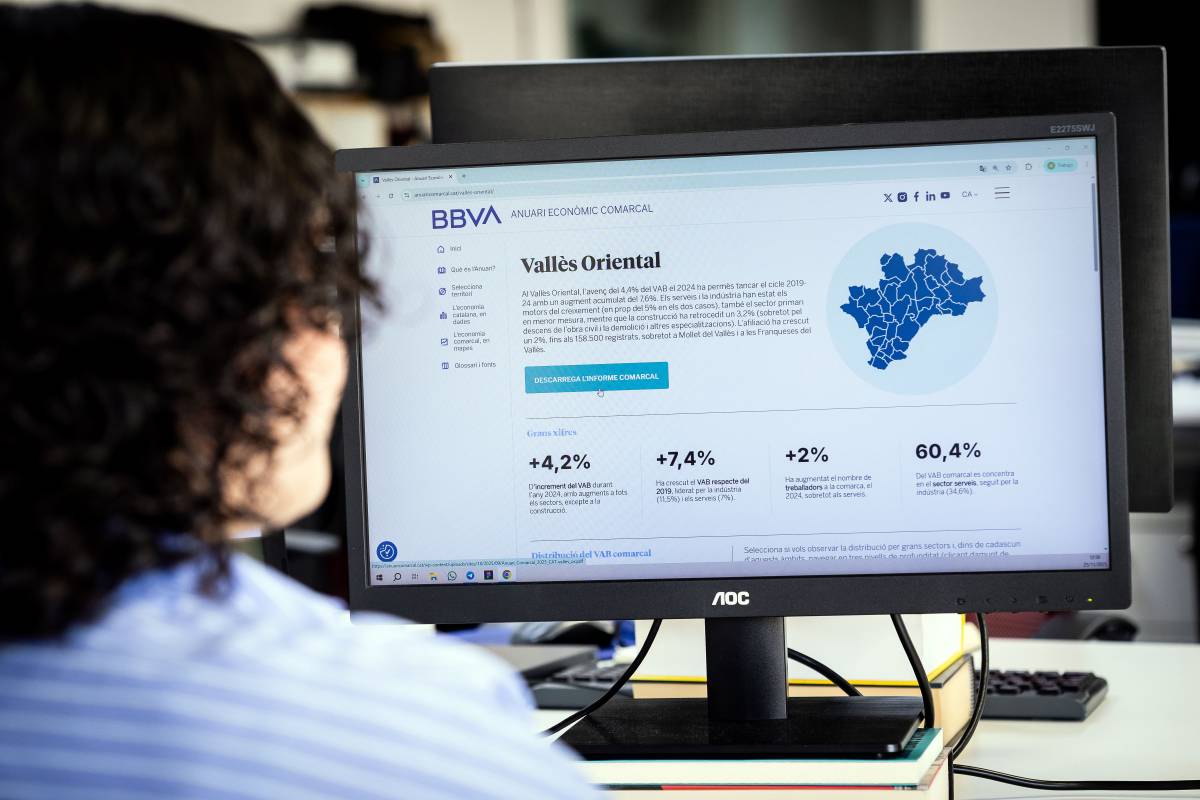 Indústria i serveis impulsen el creixement del Vallès Oriental el 2024, segons l’Anuari de BBVA