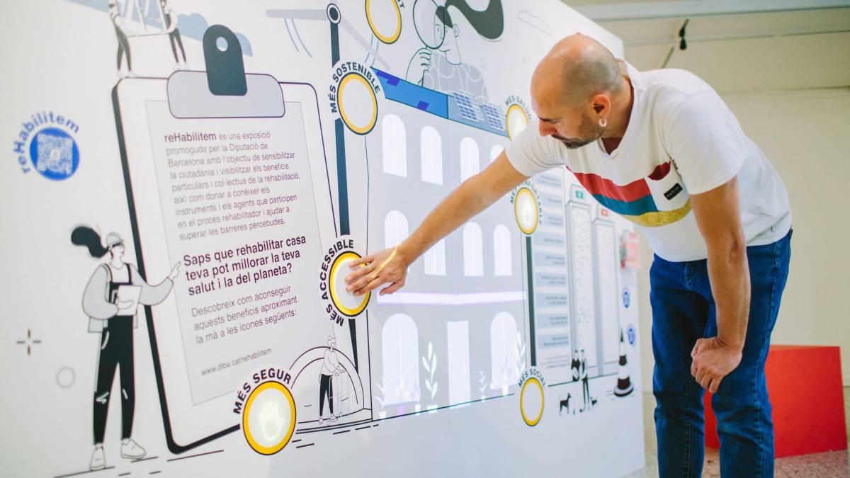 La mostra “ReHabilitem” arriba a Terrassa per sensibilitzar sobre la rehabilitació d’habitatges