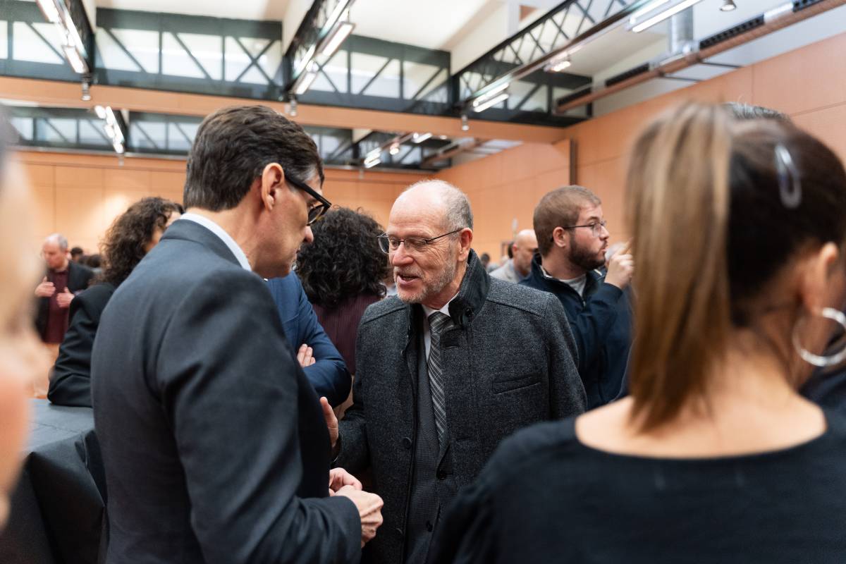 Assistents a la visita de Salvador Illa a Sabadell - 