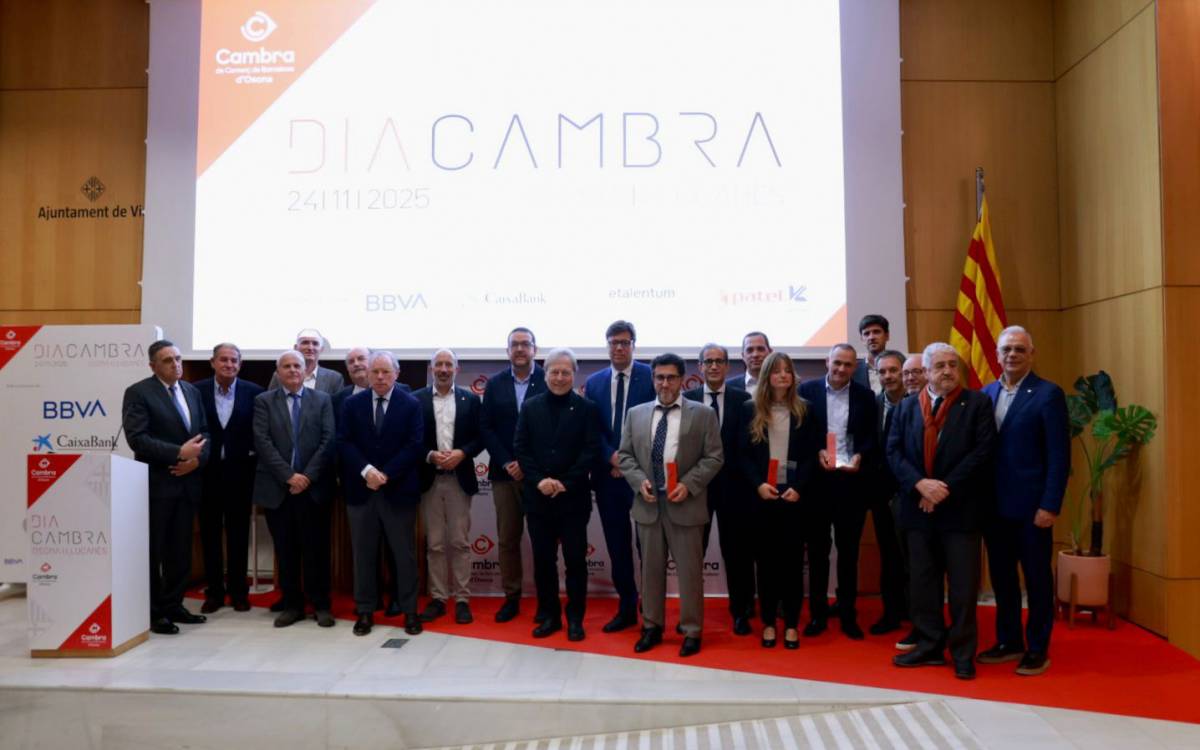 Aquests són els guardonats amb els Premis Cambra d'Osona 2025