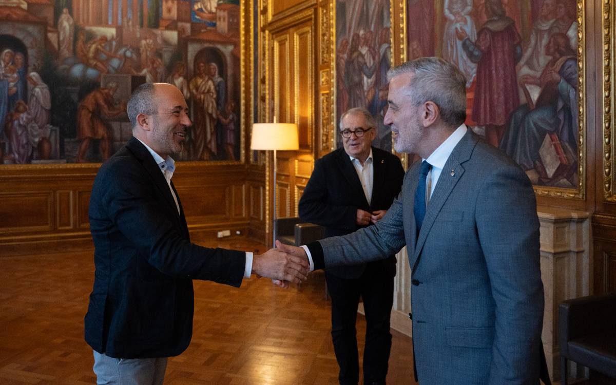 Aloy es reuneix amb Collboni a Barcelona per abordar reptes compartits entre ciutats
