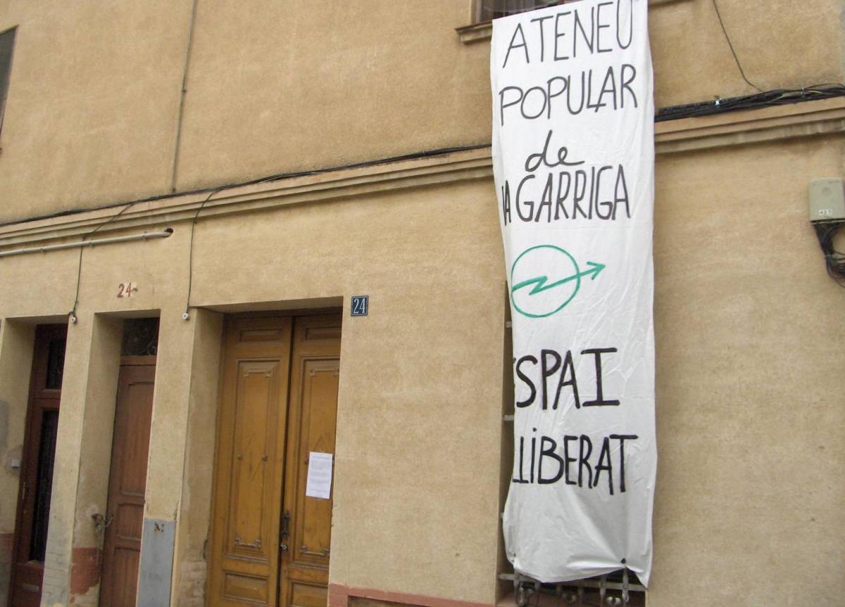 Un espai ocupat a la Garriga.