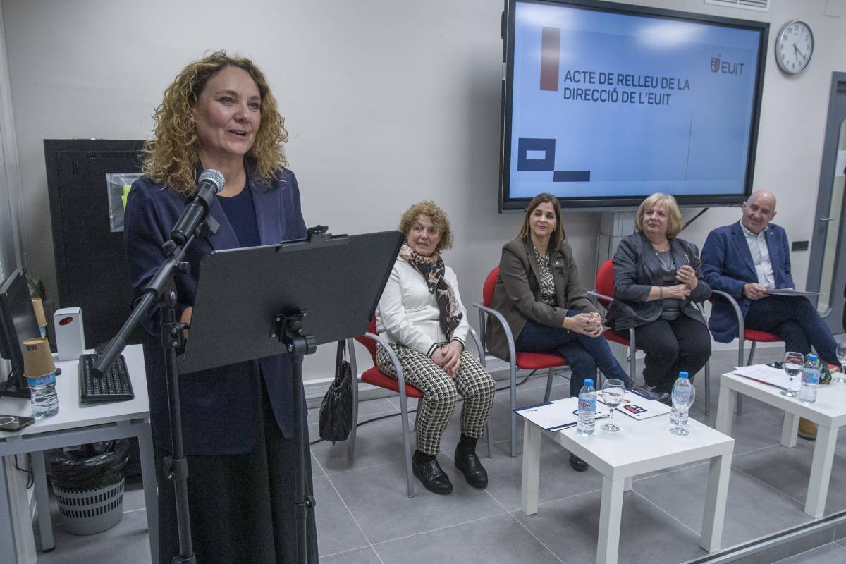 Meritxell Cucala substitueix Montserrat Comellas després de 14 anys dirigint l’EUIT