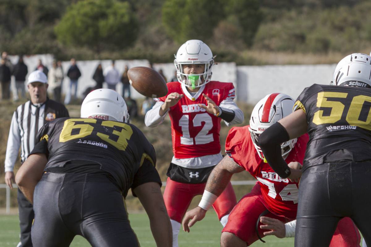 Acció del partit de semifinals disputat a Can Boada - LLUÍS CLOTET Acció del partit de semifinals disputat a Can Boada