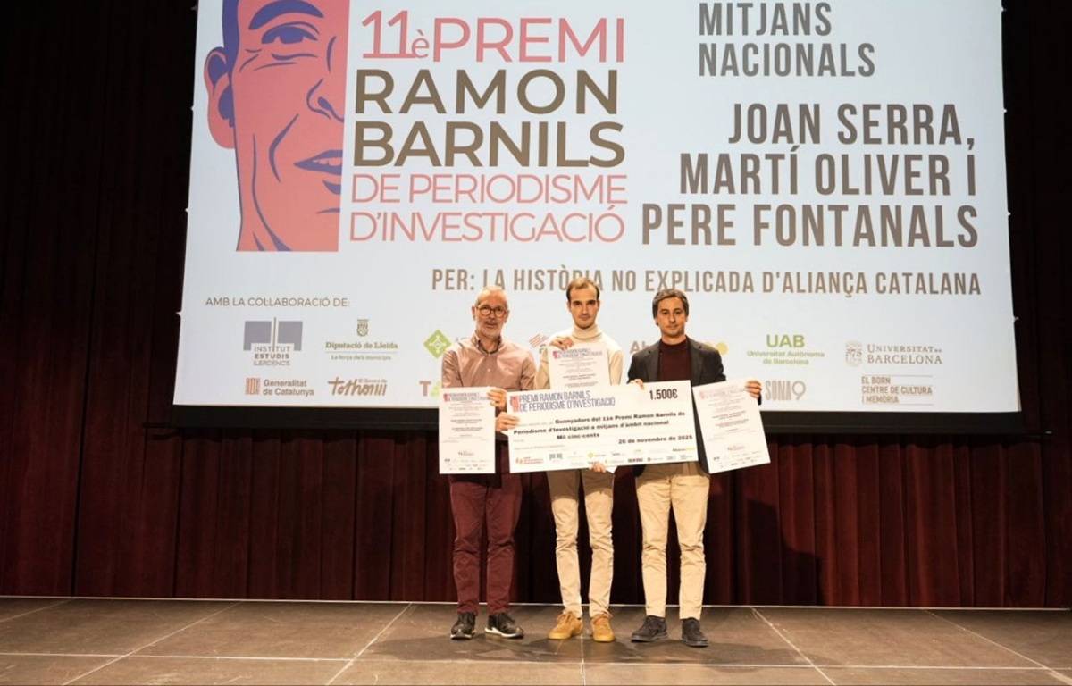 La investigació de Nació sobre Aliança Catalana guanya el Premi Ramon Barnils