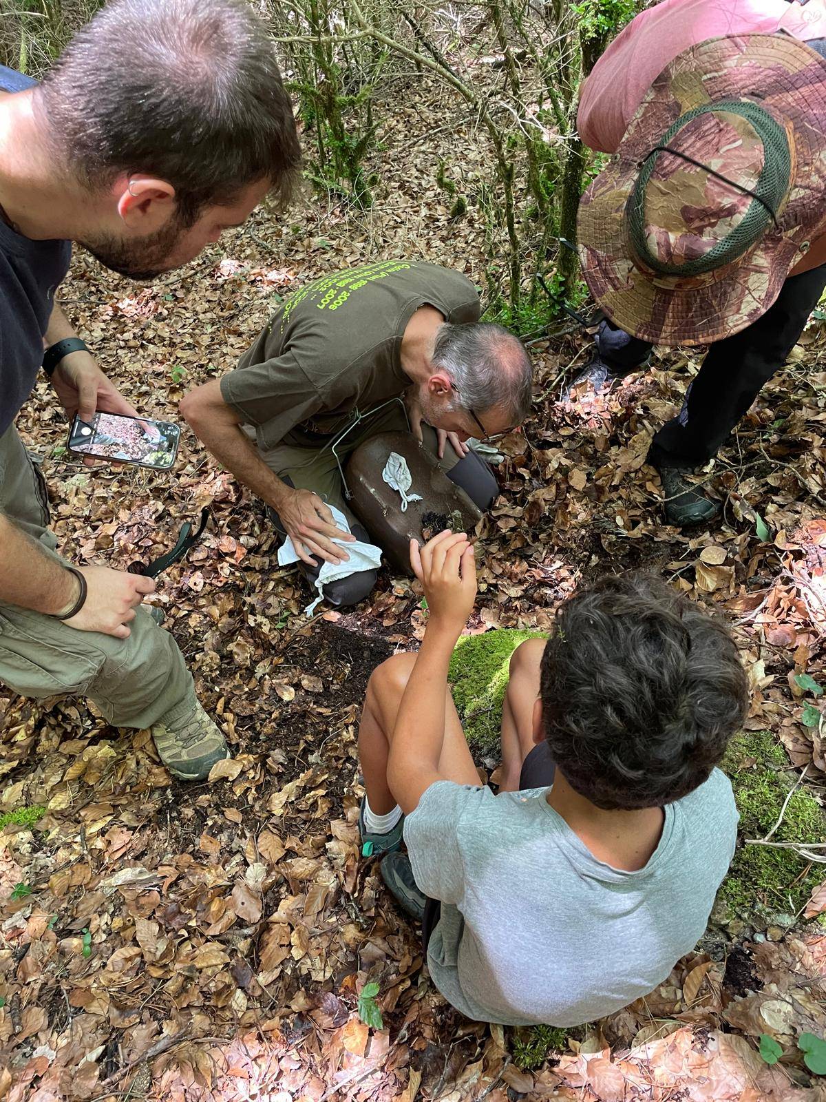 Inspeccionant una caixa niu - GNS