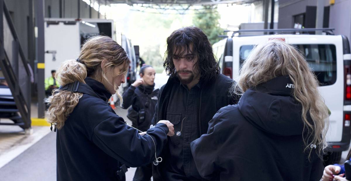 Un moment del rodatge de la pel·lícula sobre Sau - Un moment del rodatge de la pel·lícula sobre Sau