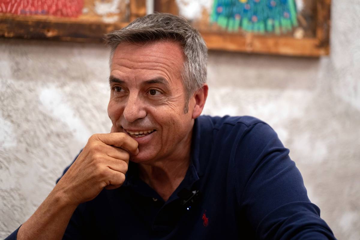 Ramon Pellicer durant l`entrevista amb Nació