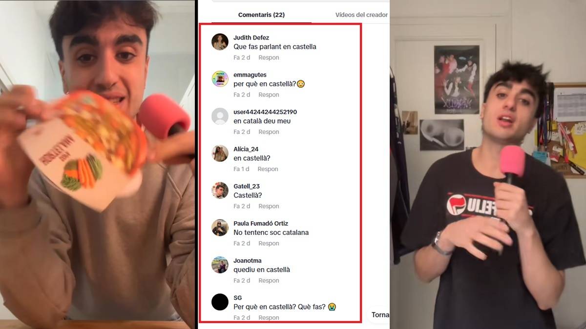 Crítiques contra Alberto Gadel per deixar de fer vídeos en català i passar-se al castellà