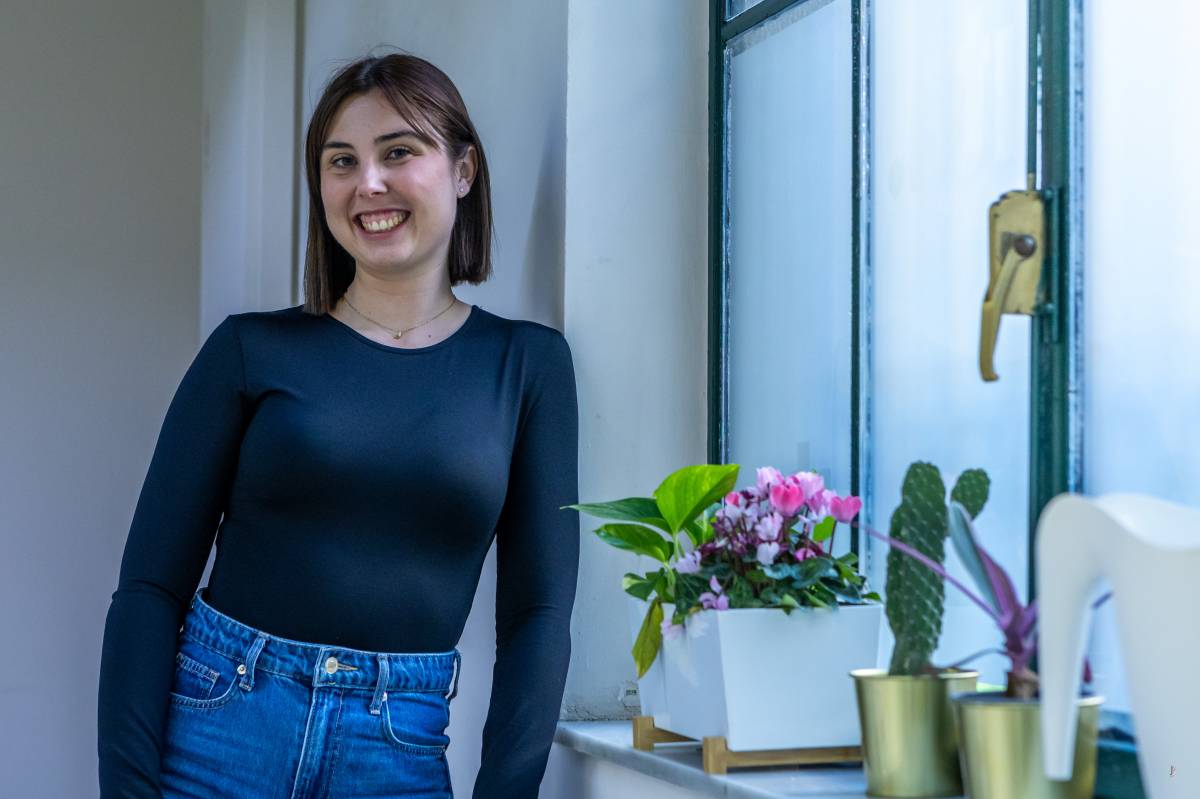 L'ex-pacient, Maria López, a ITA Sabadell - Juanma Peláez