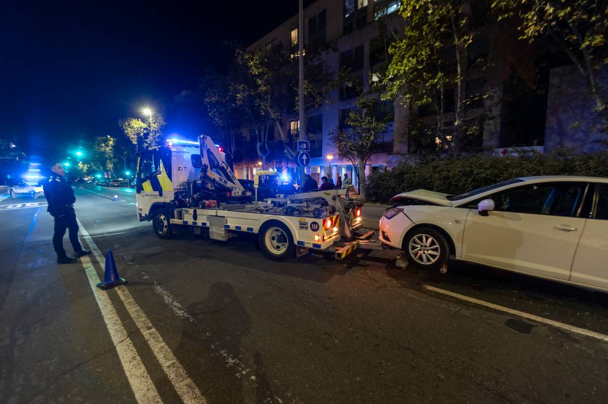 Les restes de l`accident de la Gran Via - Juanma Peláez Les restes de l`accident de la Gran Via
