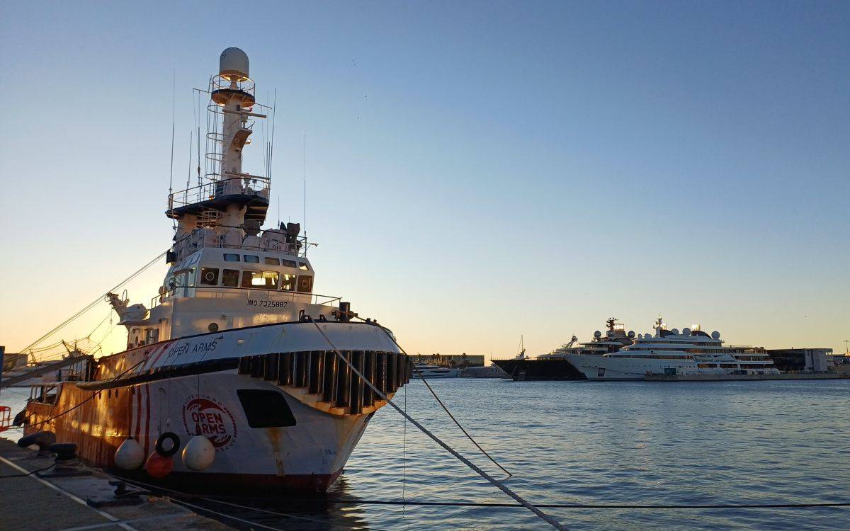 L'Open Arms fa escala a Tarragona per tercera vegada: visites al vaixell durant el cap de setmana