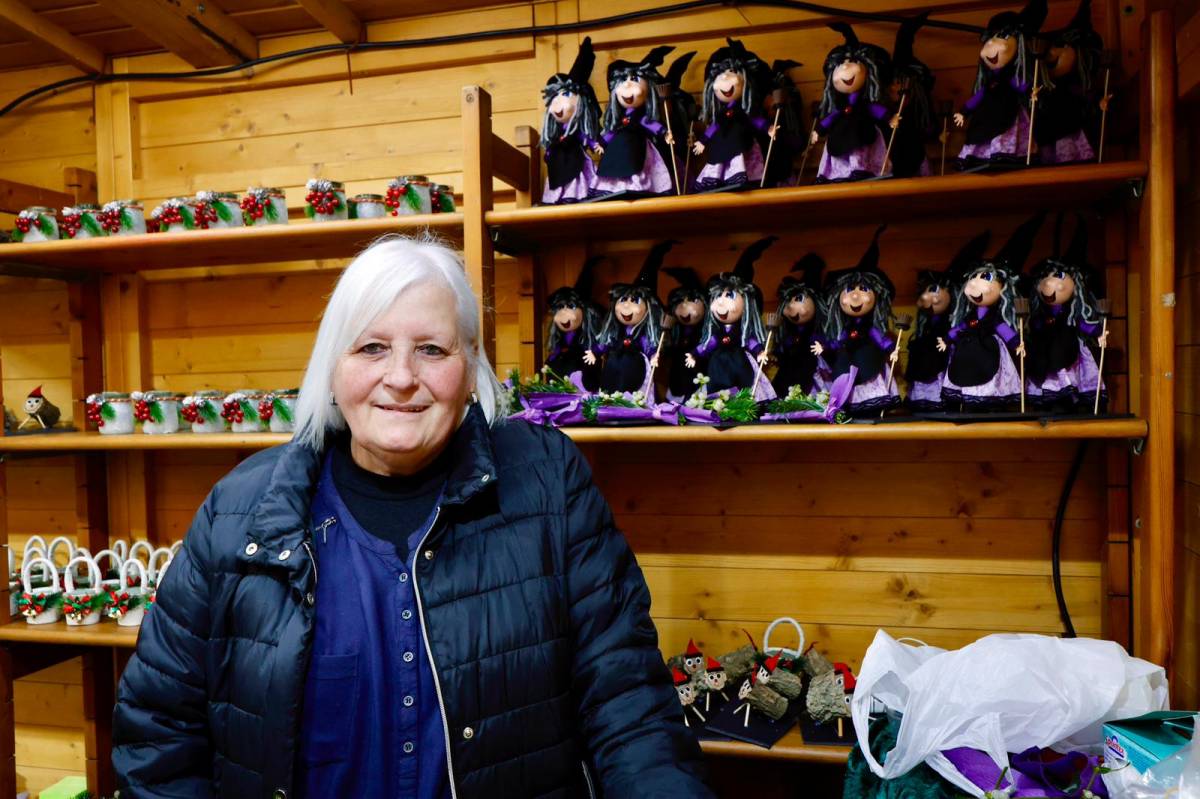 Dolors Casas, presidenta de la Fira de Santa Llúcia de Sabadell