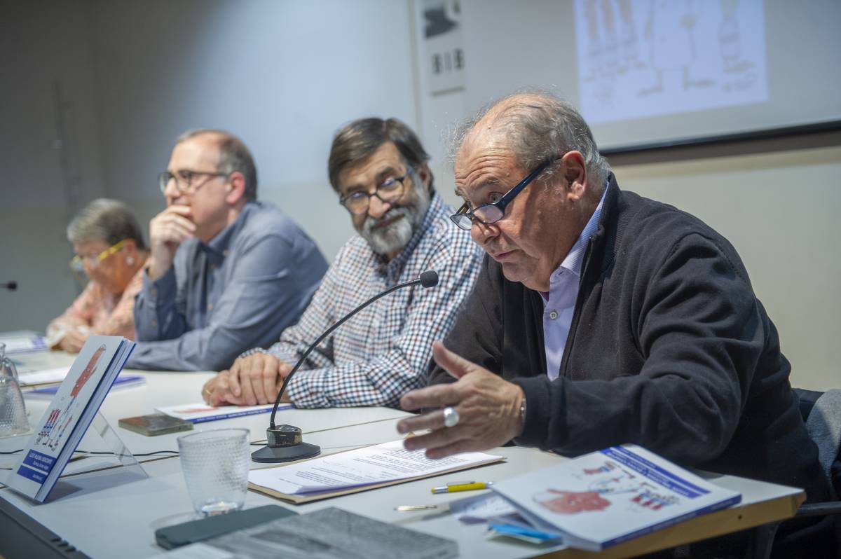 Josep Puy, durant la seva intervenció - Alberto Tallón