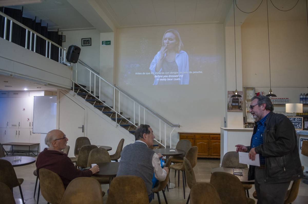 Una de les últimes projeccions públiques del concurs - Alberto Tallón