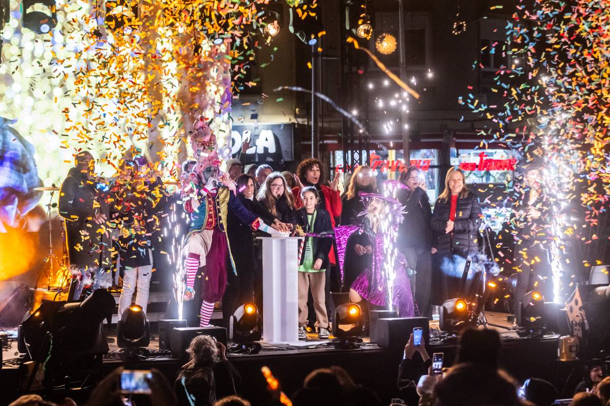 L'encesa de llums de Nadal a Sabadell - JUANMA PELÁEZ