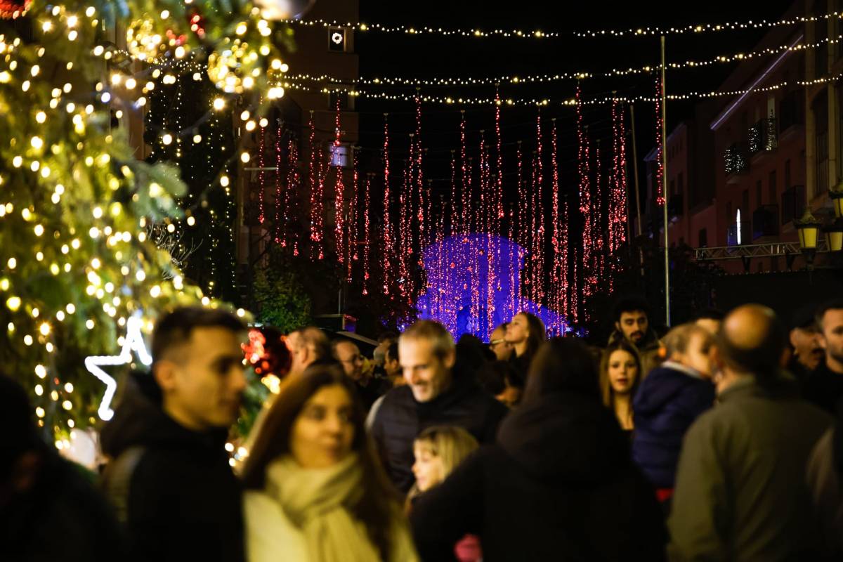 VÍDEO | Així ha estat l'encesa de llums de Nadal de Terrassa