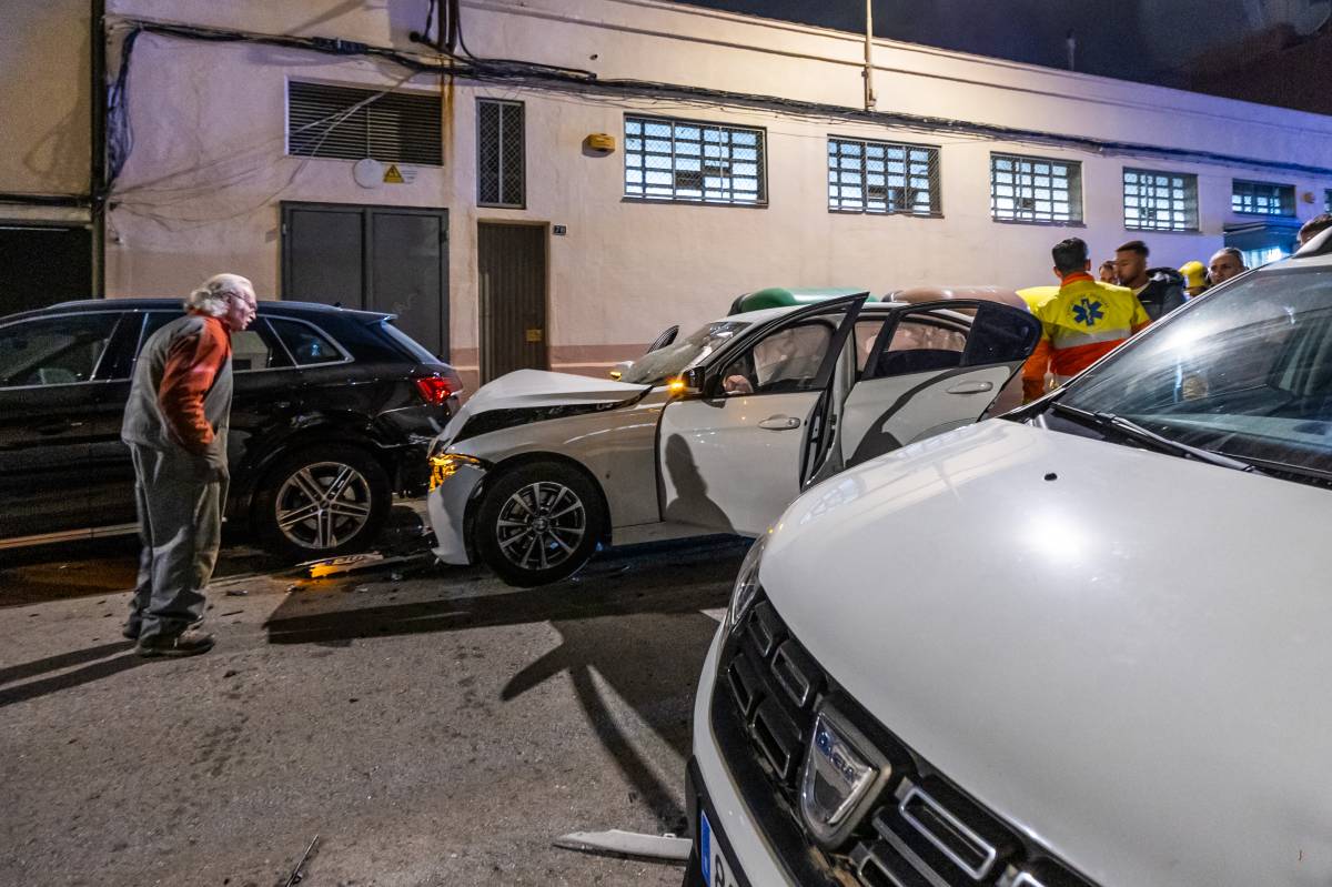 L'accident al barri de Covadonga - JUANMA PELÁEZ