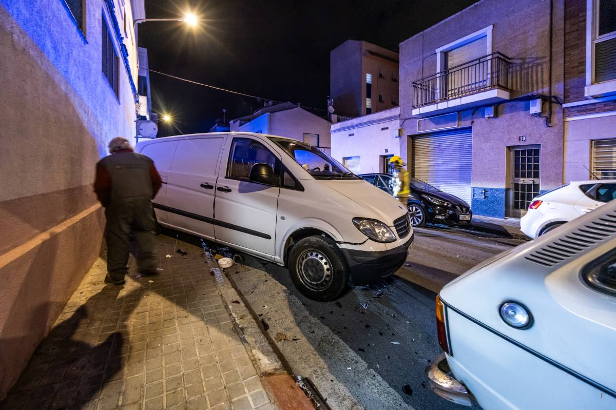 L'accident al barri de Covadonga - JUANMA PELÁEZ