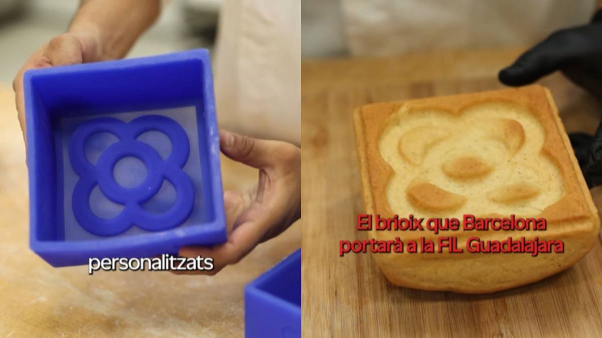 El brioix amb forma de panot de Barcelona que ha triomfat a Mèxic