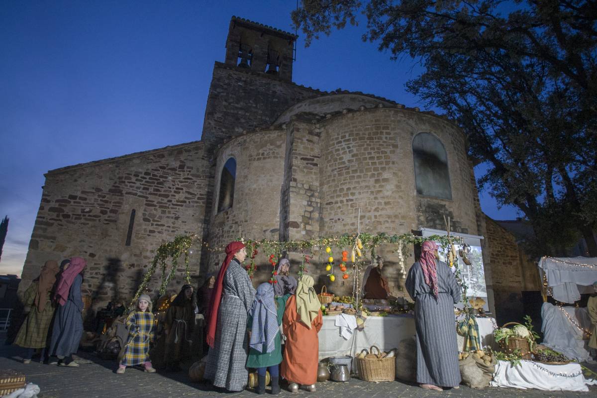 FOTOS | El pessebre vivent de Mans Unides Terrassa
