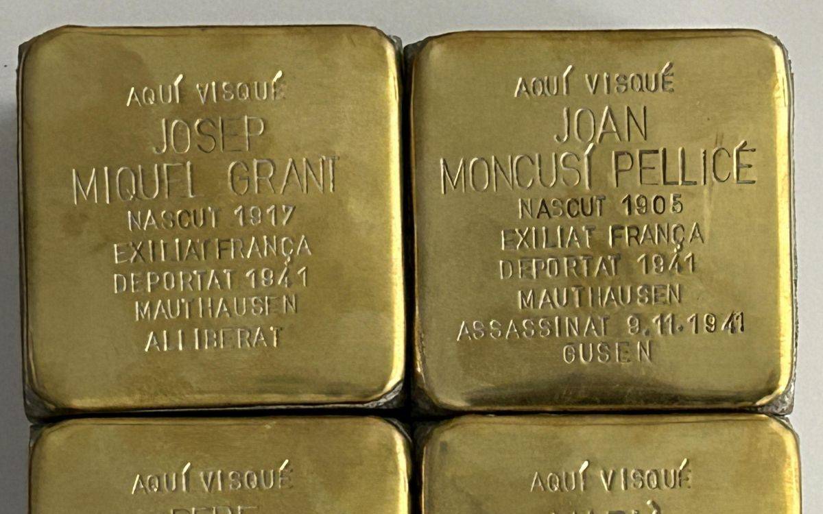 Reus instal·larà quatre noves llambordes Stolpersteine durant el mes de desembre
