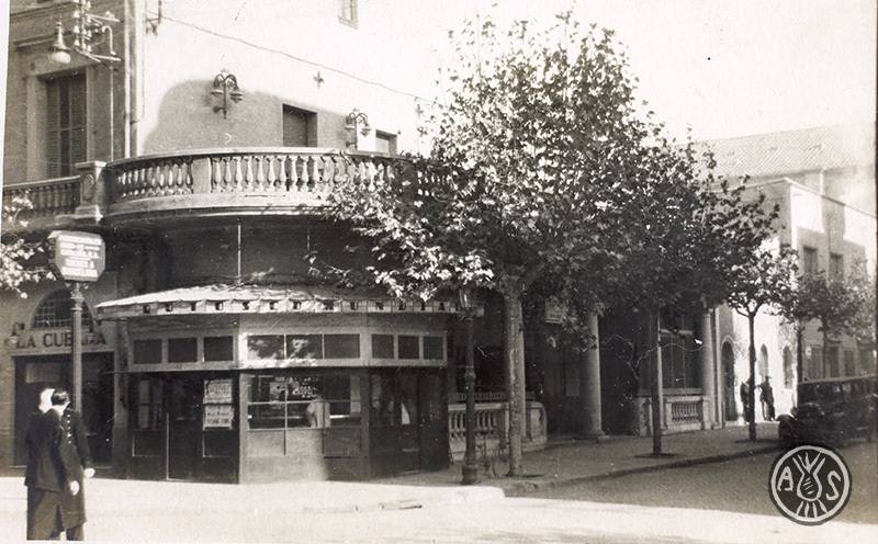 La Cubana a la Rambla, cantonada amb el carrer de la República, el 1950 - Desconegut