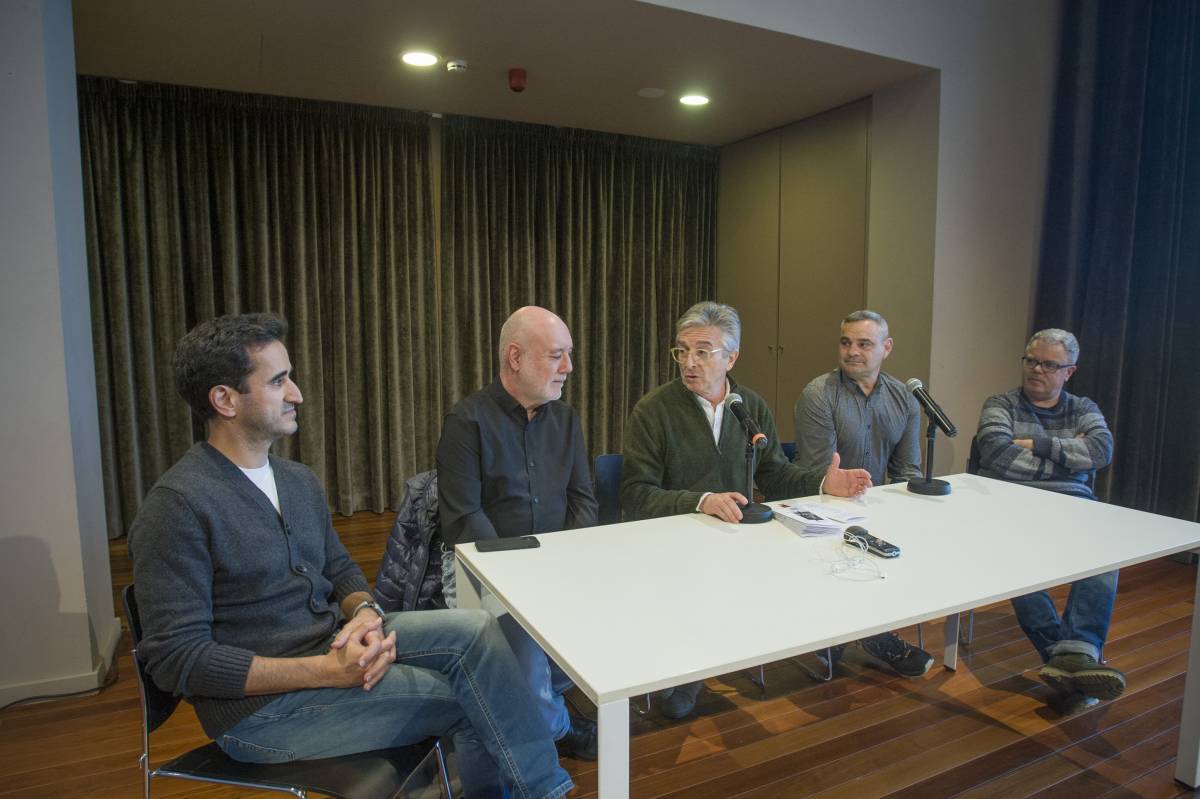 Esteve, Ortega, Casarramona, Muñoz i Bartolomé, a l'acte - Nebridi Aróztegui