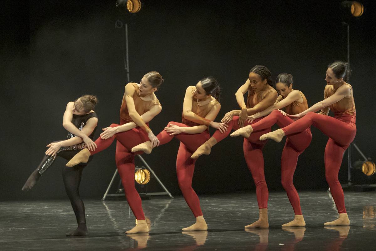 Moment de la doble proposta a l'auditori de la rambla d'Ègara - Lluís Clotet