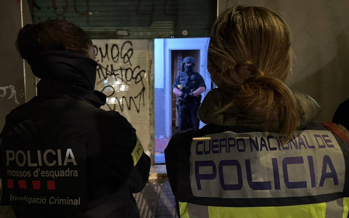 Macrodispositiu contra una organització criminal violenta amb 300 agents a Barcelona i Tarragona