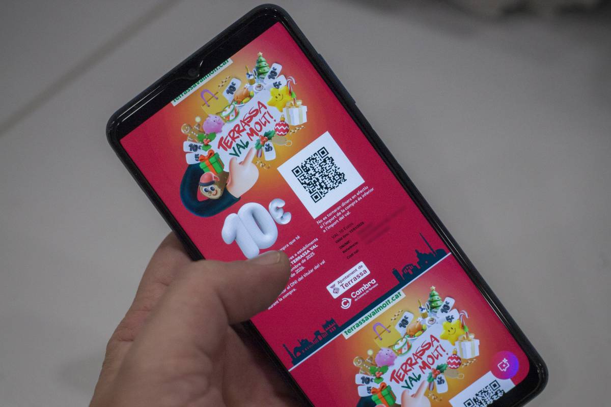 Esgotats tots els vals de descompte de "Terrassa Val Molt" per aquest Nadal 2025