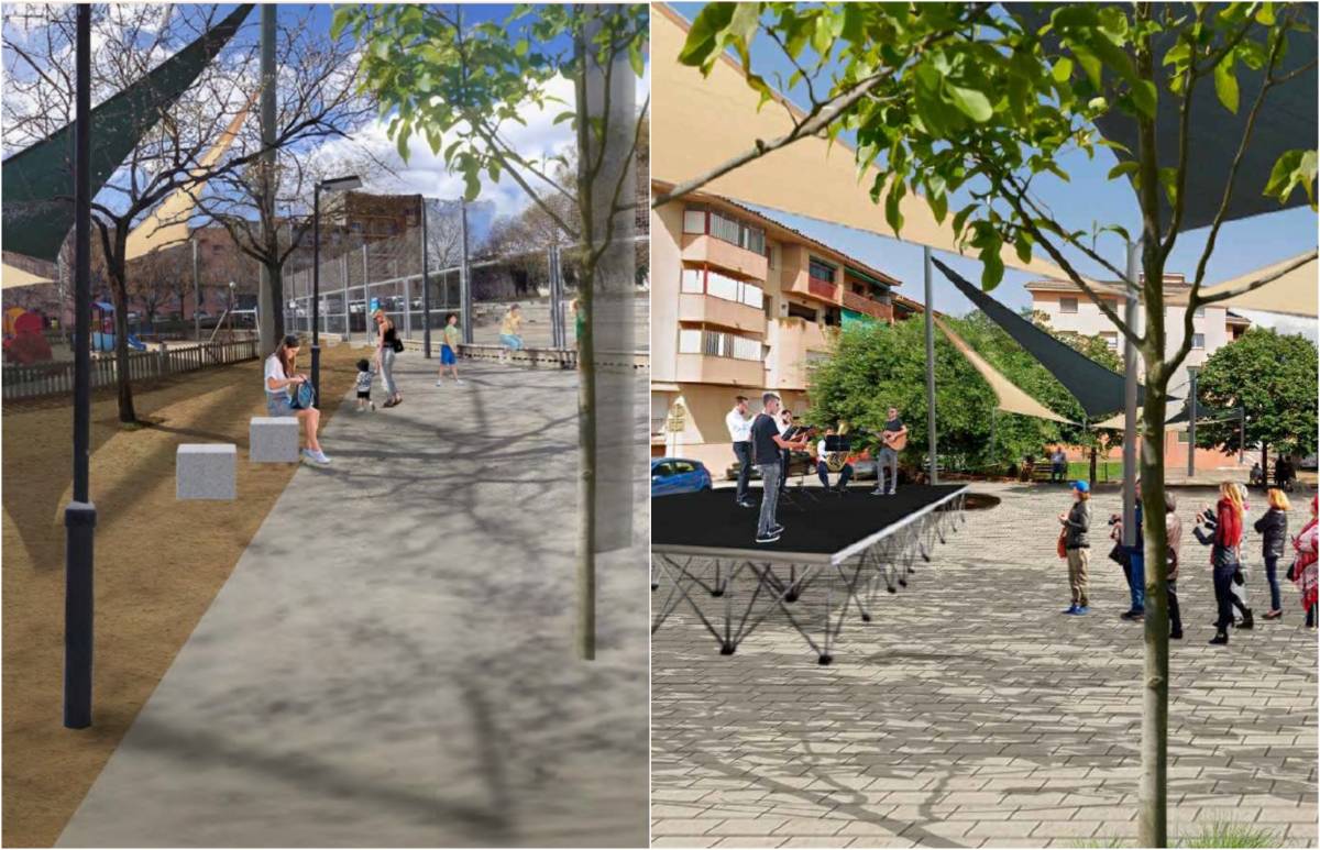 Així seran les places de Sant Ponç i les Illes Belles de Sant Celoni