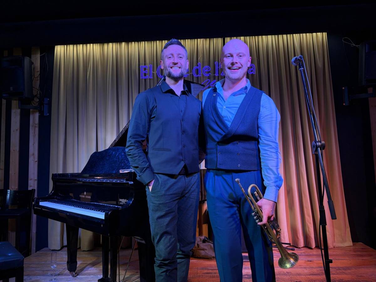 El pianista Giovanni Ghizzani i el trompetista i cantant Noel Fortune - 