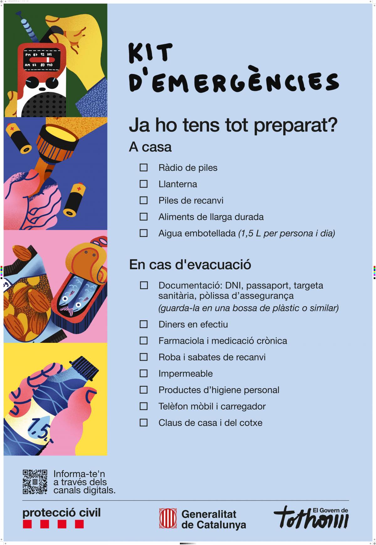 Cartell de la campanya del KIT - Departament d`Interior i Seguretat Pública Cartell de la campanya del KIT