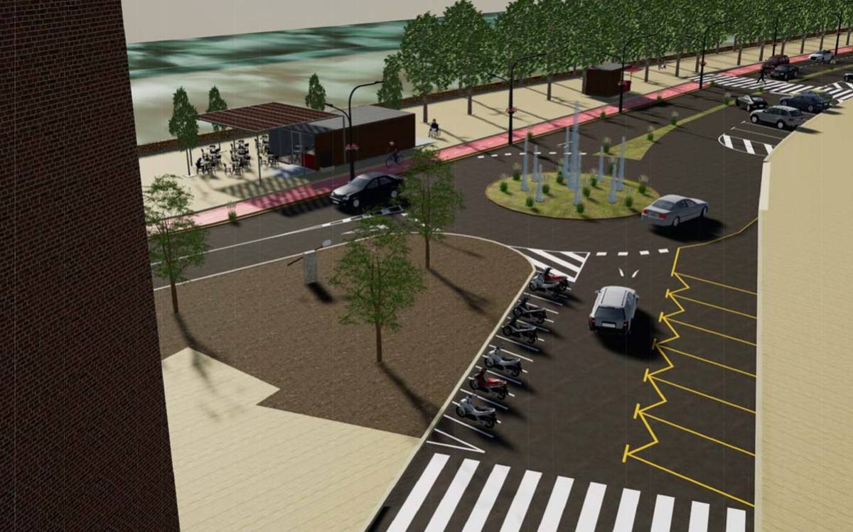 Render del projecte `Obrim la ciutat al riu` de Tortosa. - Ajuntament de Tortosa Render del projecte `Obrim la ciutat al riu` de Tortosa.