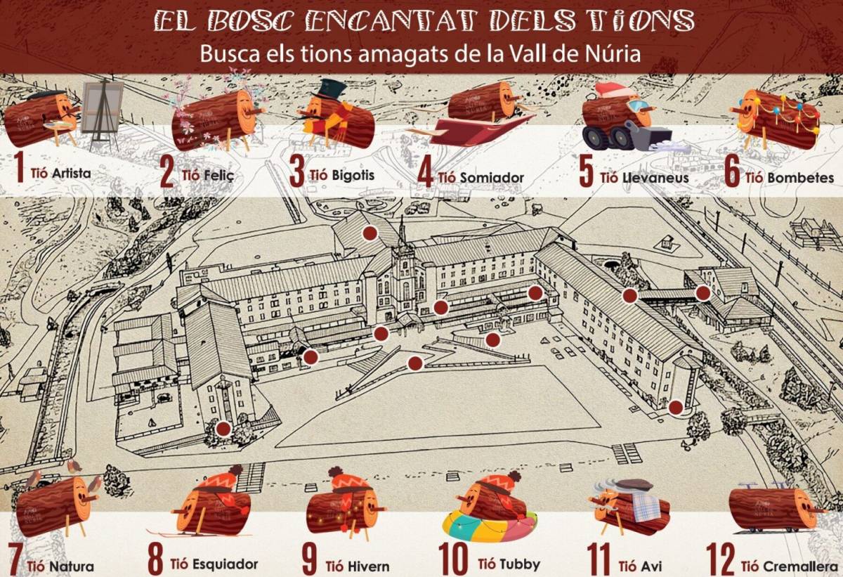 Bosc de tions, el joc de Nadal a Vall de Núria - FGC Bosc de tions, el joc de Nadal a Vall de Núria