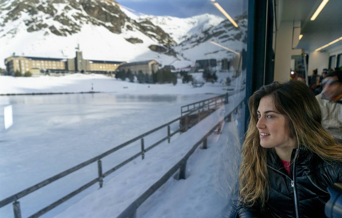 El cremallera és l`única manera d`arribar a Vall de Núria - FGC El cremallera és l`única manera d`arribar a Vall de Núria