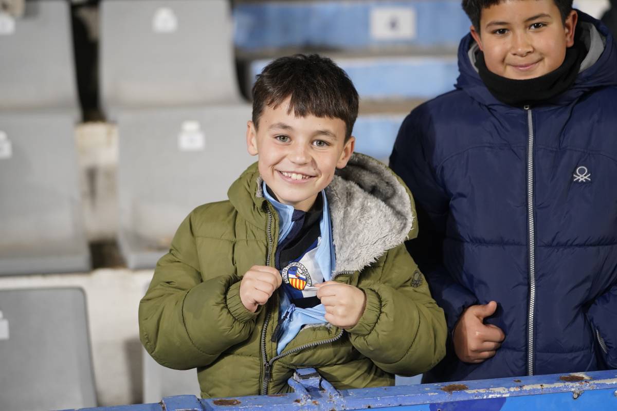 Els més petits gaudint de la Copa