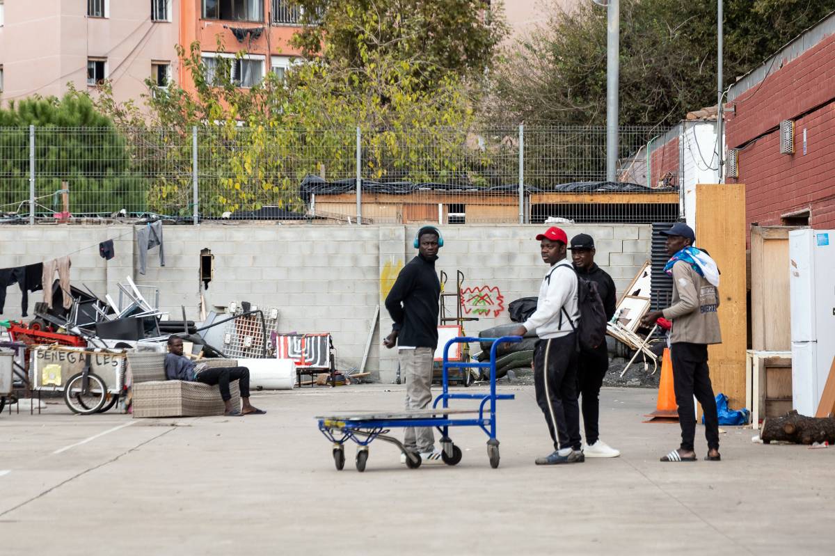 En marxa el desnonament més multitudinari vist mai a Catalunya: 400 persones expulsades a Badalona