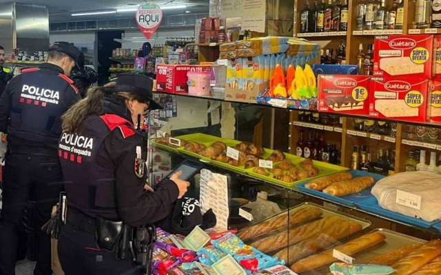 Operatiu simultani dels Mossos, la Guàrdia Civil, la Policia Nacional i Inspecció de Treball en diversos comerços de Valls