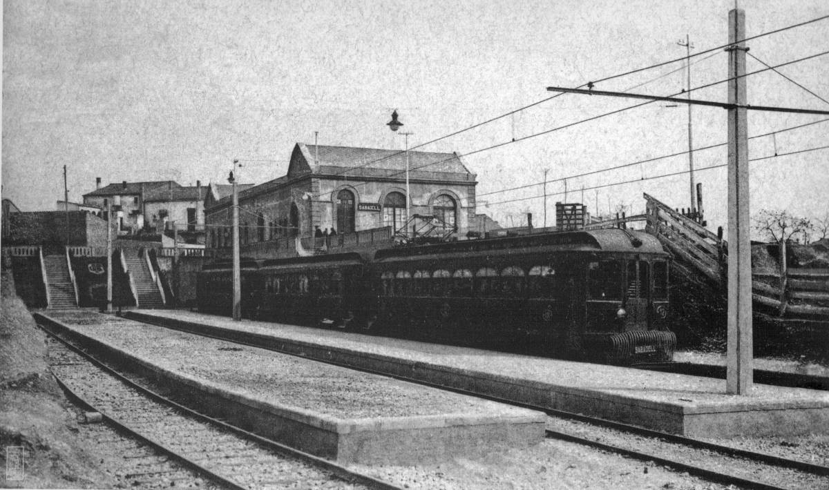 Estació FFCC Sabadell   -  Arxiu fotogràfic UES