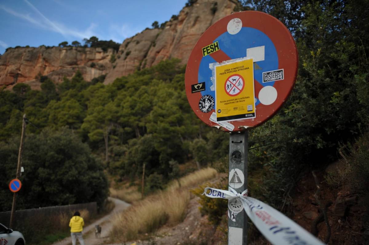 Tots els accessos habituals del Parc Natural de Sant Llorenç del Munt i l'Obac han estat tallats - Alberto Tallón