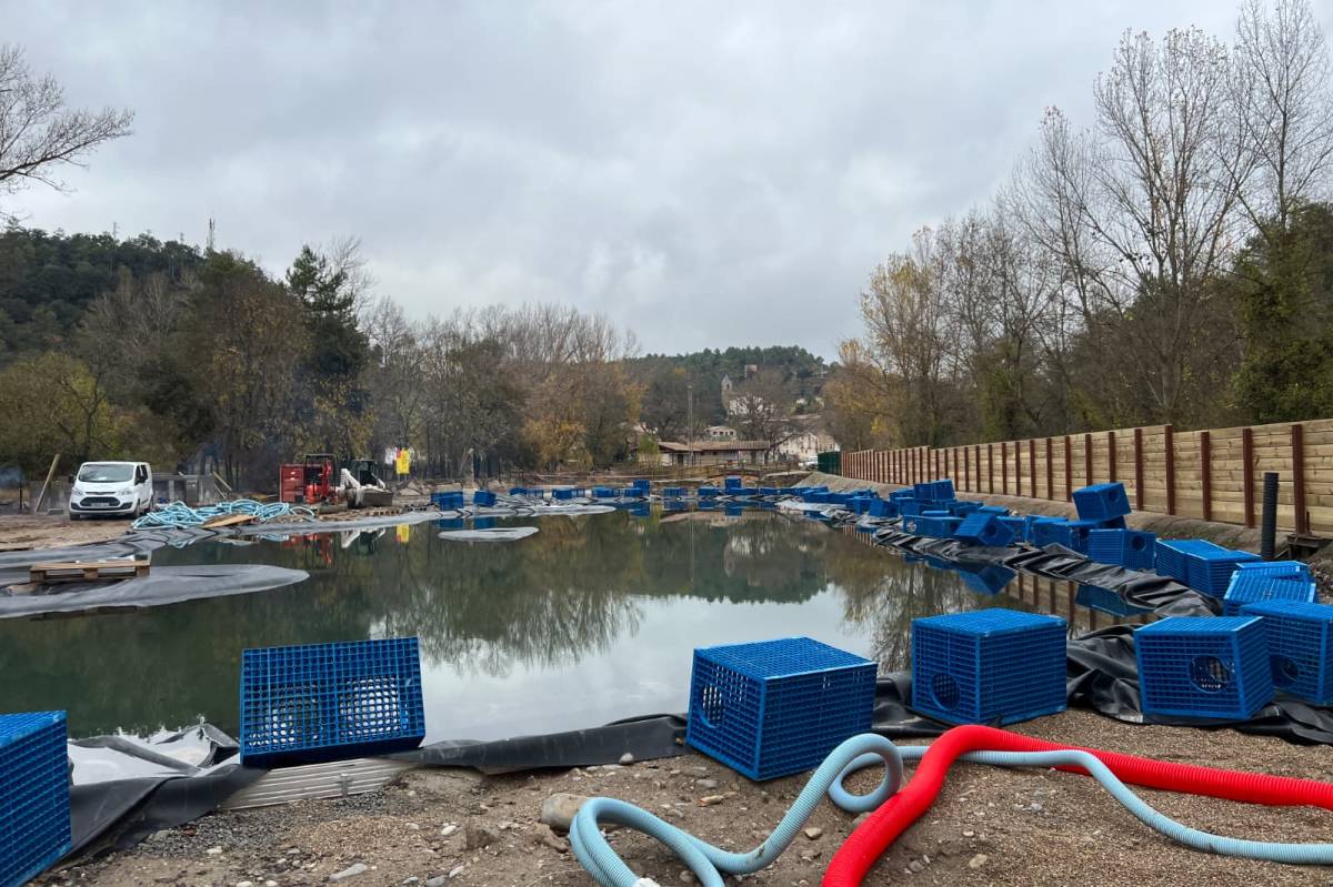 Ogern recuperarà a l'estiu la platja fluvial sense dependre del cabal del riu