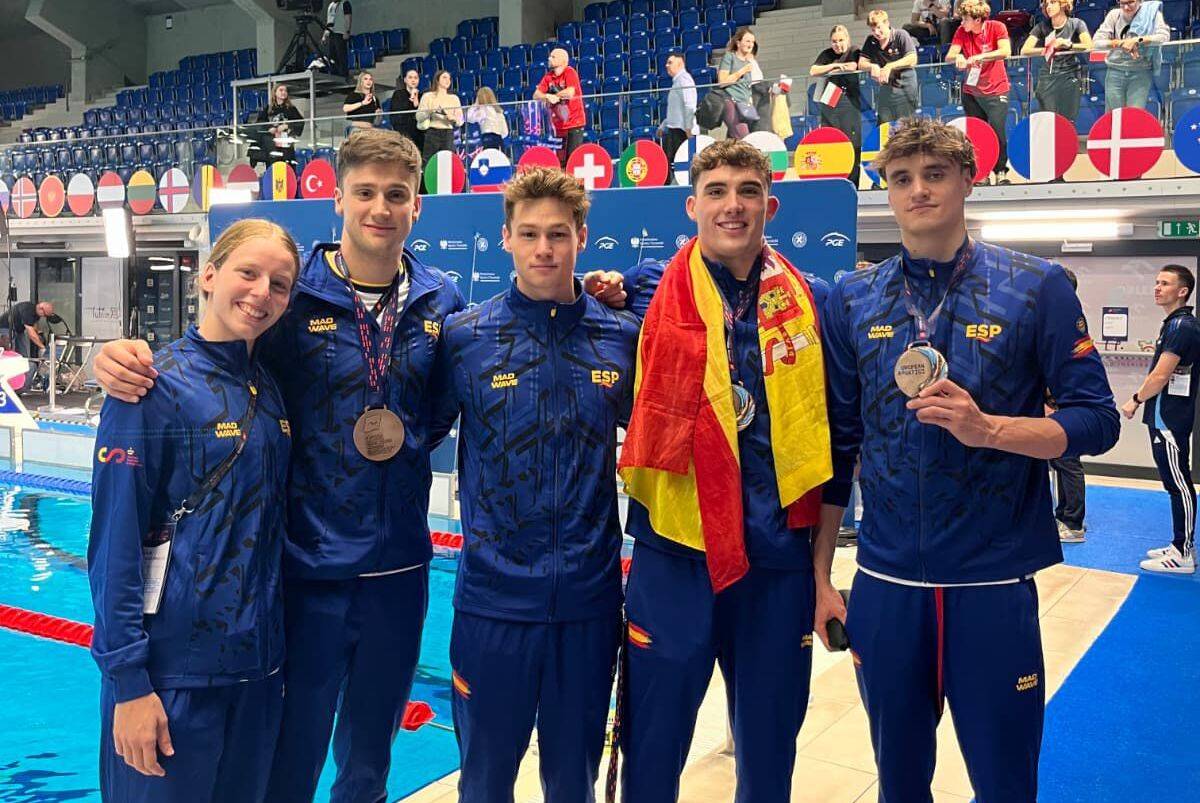 Bronze amb presència del CN Sabadell a la jornada de tancamant de l'Europeu en piscina curta de Lublin