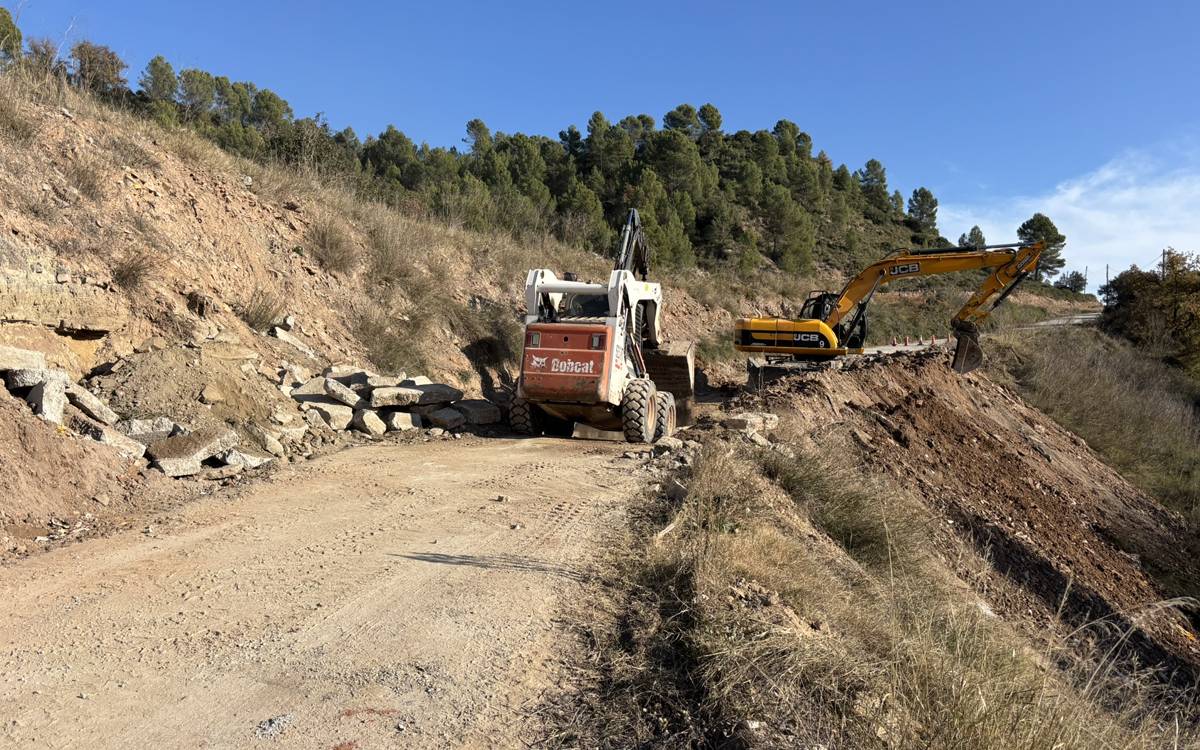 Sallent inicia les obres de reparació del camí de Sant Martí de Serraïma