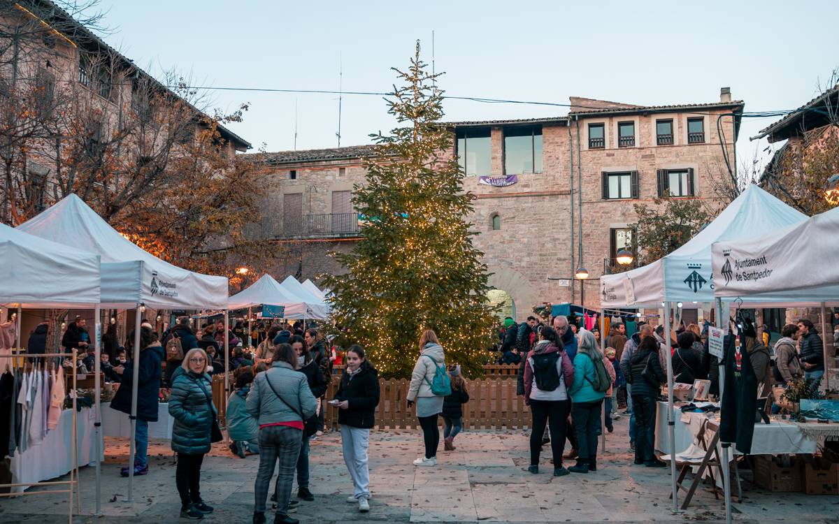 Santpedor omplirà el centre d'activitats nadalenques en el segon Mercat de Nadal